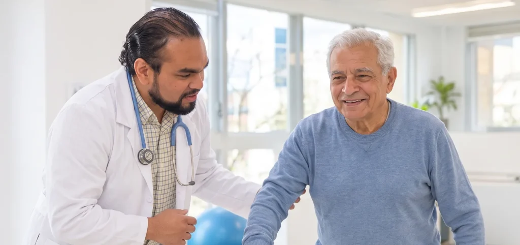 Consulta de geriatría en Hospital Polar San Cristóbal